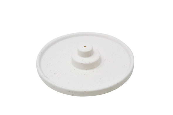 SUPPORT ENCENS ROND BLANC
