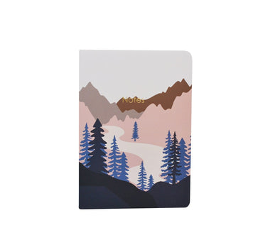 CAHIER NOTE SOUPLE MONTAGNE 80 FEUILLES
