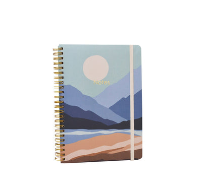 CAHIER NOTES RIGIDE MONTAGNE 80 FEUILLES