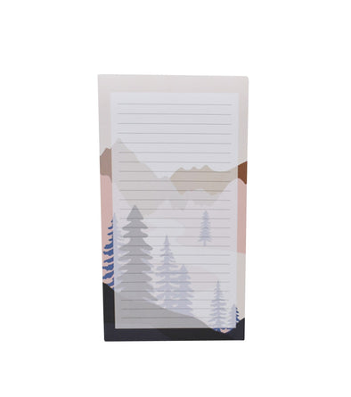 BLOC NOTE MONTAGNE 50 FEUILLES