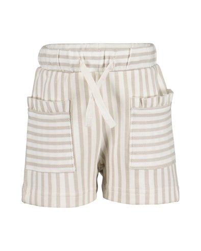 Kitzberg - Short rayé Beige