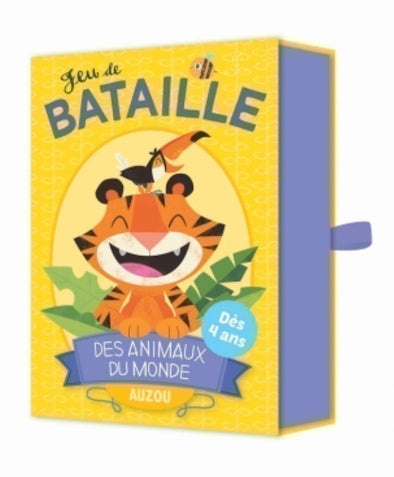 Auzou - Jeu de bataille des animaux du monde