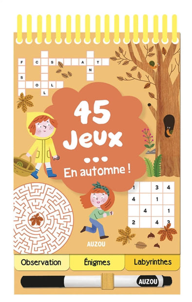 Auzou - 45 jeux en automne !