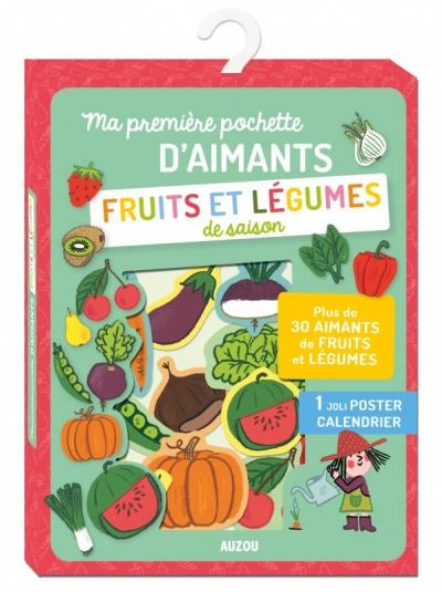 Auzou - Fruits et légumes de saison: ma première pochette d'aimants