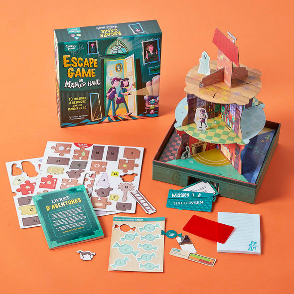 Auzou - Escape game au manoir hanté