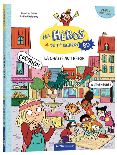 Auzou - Les héros de 1re année en bd - super débutant - la chasse au trésor