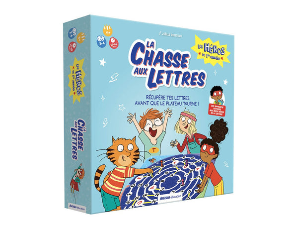 Auzou - Les héros de 1re année - la chasse aux lettres