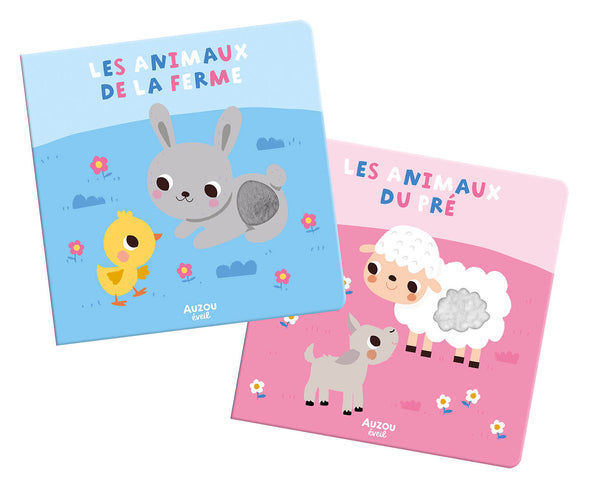 Auzou  - Coffret à toucher - Les animaux de la ferme