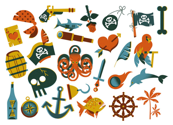 Auzou  - Mes P'tits tattoos - Pirates