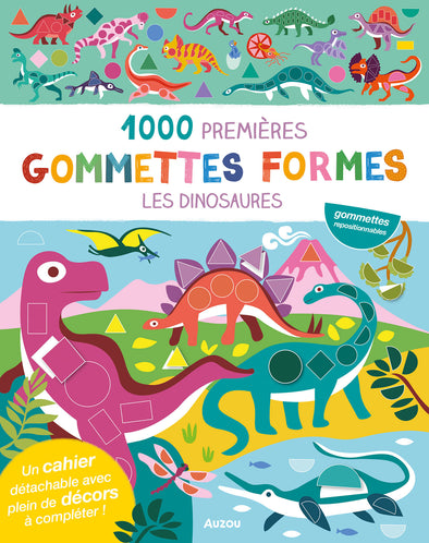 Auzou - 1000 Gommettes Formes - Dinosaures