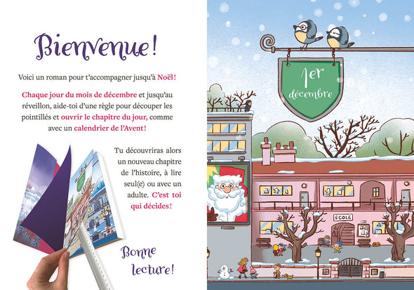 Auzou  - Le Noël de Clara la petite sorcière - Mon roman de l'Avent