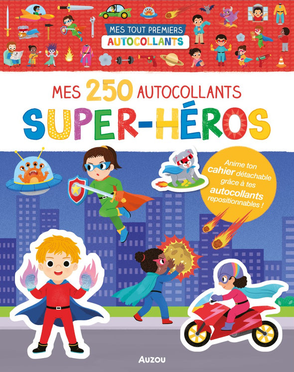 Auzou - 250 autocollants - super-héros