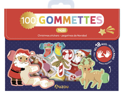 Auzou - 100 gommettes - Noël