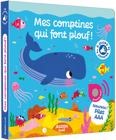 Auzou - Mes comptines qui font plouf !