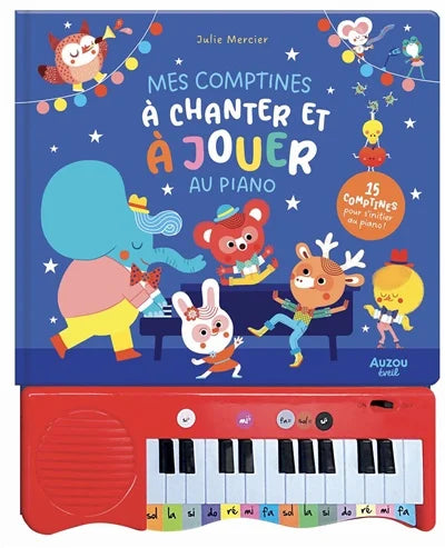 Auzou  - Mes comptines à chanter et à jouer au piano