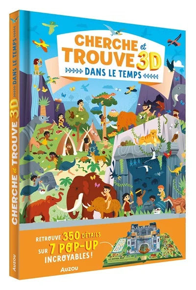 Auzou - Cherche et trouve 3D dans le temps