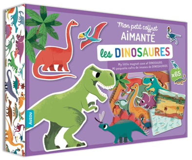 Auzou - Mon petit coffret aimanté : Les dinosaures