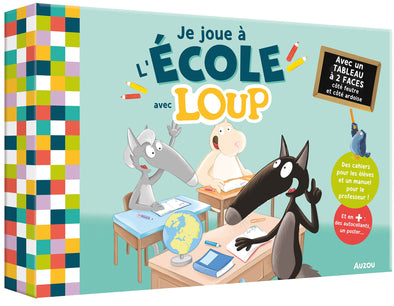 Auzou - Je joue a l'école avec loup
