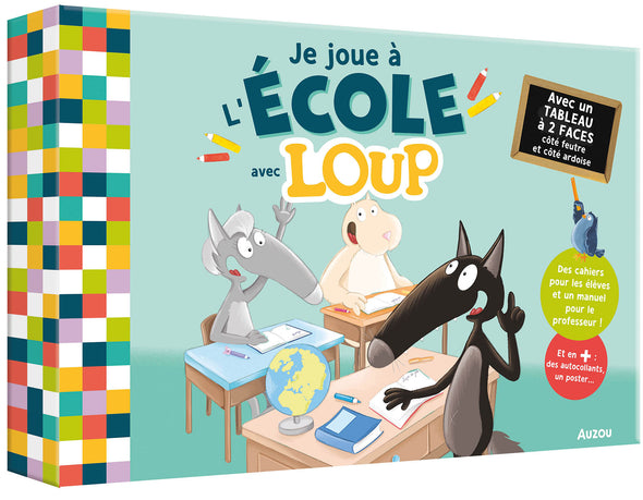 Auzou - Je joue a l'école avec loup