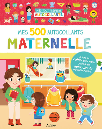 Auzou  - 500 autocollants la maternelle