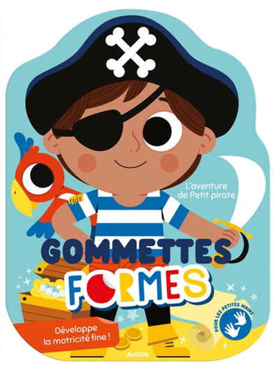 Auzou - L'aventure de petit pirate : gommettes formes