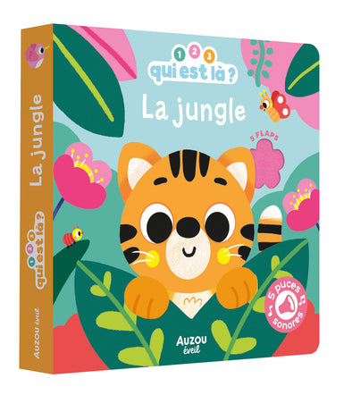 Auzou  - 1, 2, 3, qui est là ? - la jungle