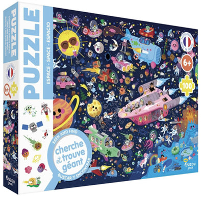 Auzou - Puzzle cherche et trouve : Espace