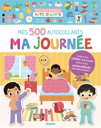 Auzou -Autocollants 500 autocollants ma journée