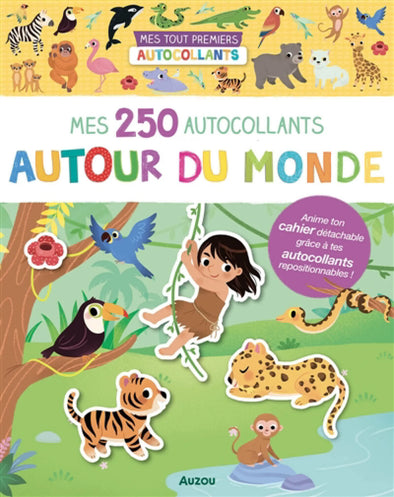 Auzou - Autocollants 250 autocollants autour du monde