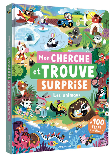 Auzou - Mon cherche et trouve surprise - chez les animaux