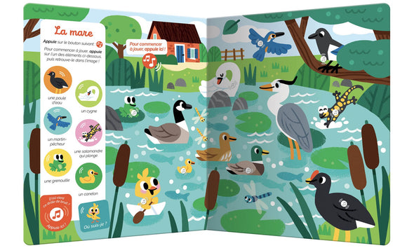 Auzou - Cherche et trouve des tout-petits sonore - la ferme