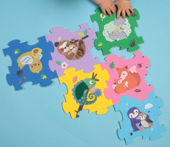 Auzou - Puzzle en mousse à toucher