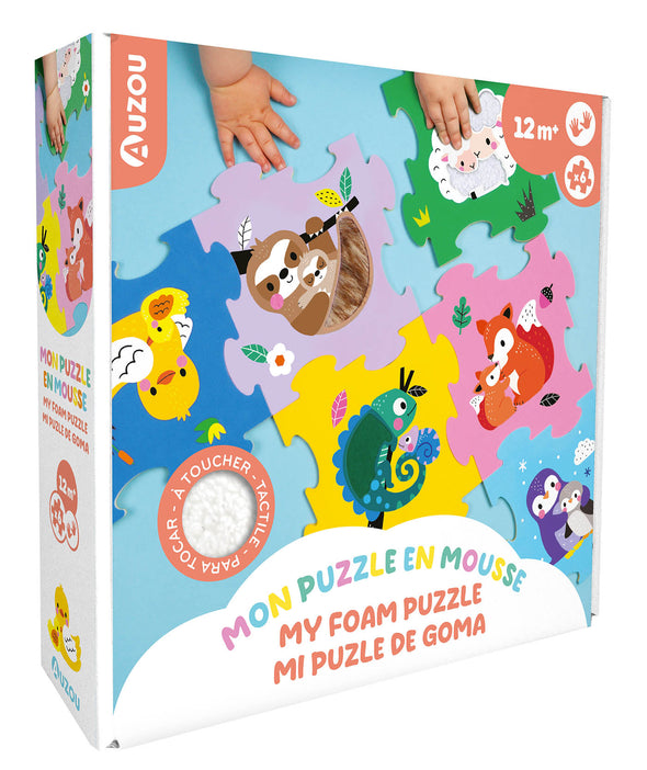 Auzou - Puzzle en mousse à toucher