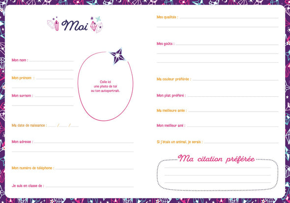 Auzou - Mon carnet secret bijou scintillant