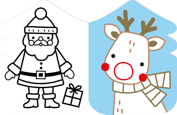 Auzou - Je colorie sans dépasser - Noël