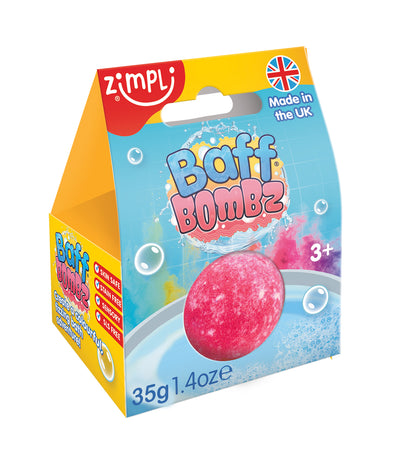 Zimpli - Baff Bombz 35g. 4 couleurs assorties