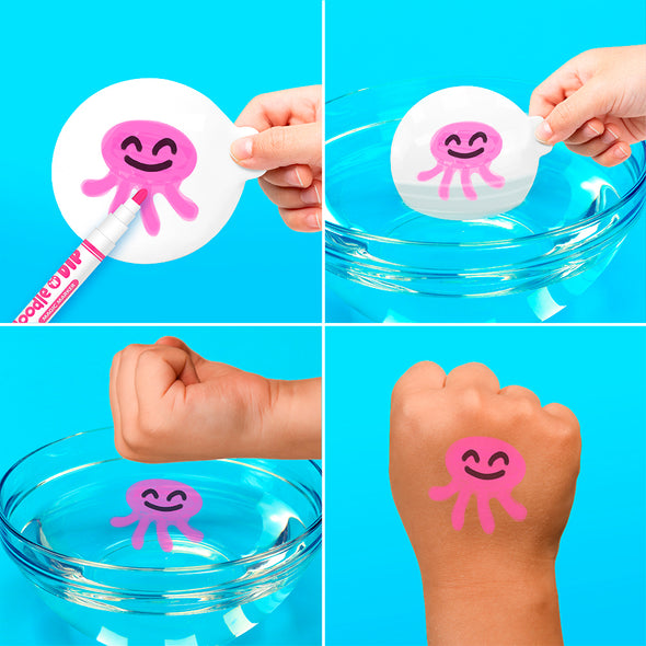 Zimpli - Dessins tatouages Doodle 'n dip