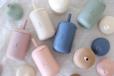 Micasso & co - Gobelet en silicone à paille et à bec