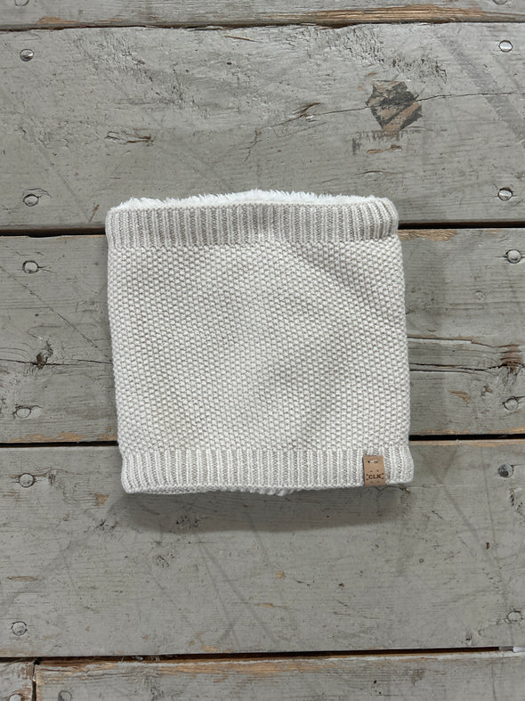 Calikids - Cache cou en tricot Beige