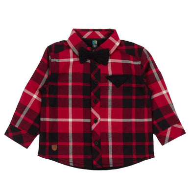 Nano - Chemise Carreaux Rouge Danse