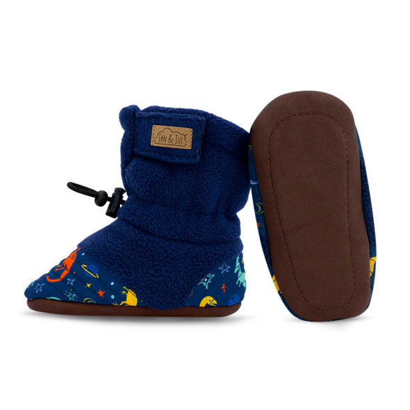 Jan & Jul - Booties Stay Put Cozy - Dino