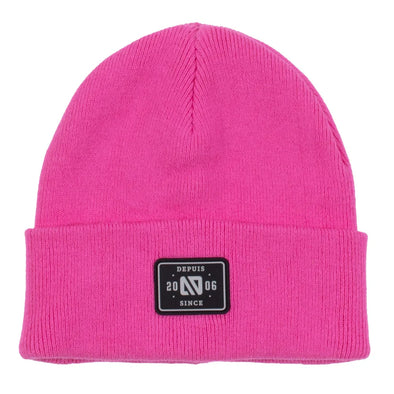 Nano - Tuque en tricot rose