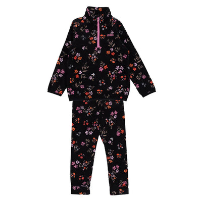 Nano - Combine deux pièces en micropolaire fille noir