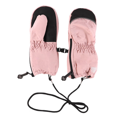 Calikids - Mitaine hiver avec zip et corde rose