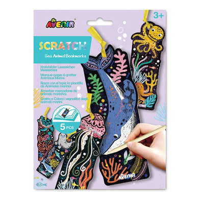 AVENIR - SCRATCH - SEA ANIMAL BOOKMARKS