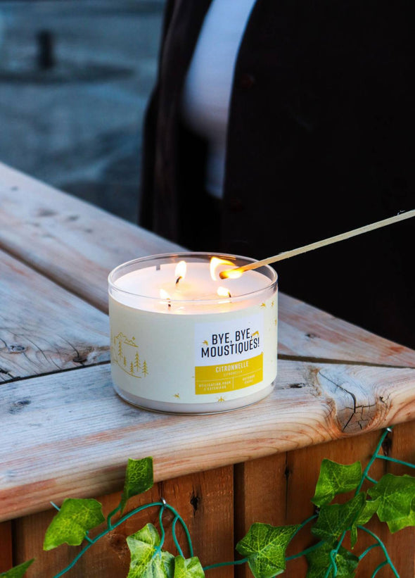 THREE WIX & CO - Chandelle CITRONNELLE