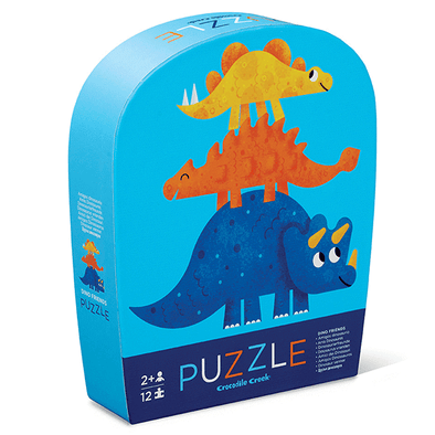 Crocodile Creek - Mini Puzzle 12 pièces Dino