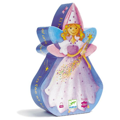 Djeco - Puzzle silhouette / Fée / 36 pcs