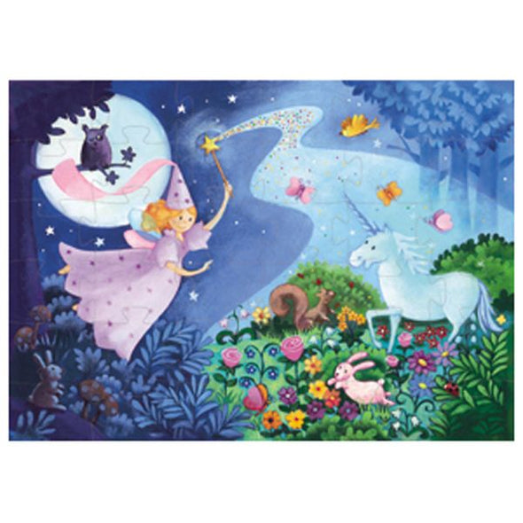 Djeco - Puzzle silhouette / Fée / 36 pcs