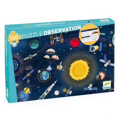 Djeco - Observation puzzle / The space / 200 pcs